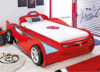 CARBED Кровать-машина Coupe с выдвижной кроватью Red 20.03.1306.00 в Кожурле - kozhurla.mebel54.com | фото