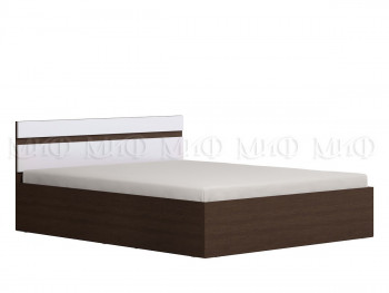 Ким кровать 1,4 (Венге/белый глянец) в Кожурле - kozhurla.mebel54.com | фото