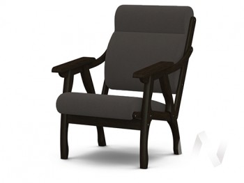 Кресло Вега-10 (венге лак/ULTRA GRAFIT) в Кожурле - kozhurla.mebel54.com | фото