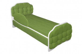 Кровать 180 Атлет 76 Зелёный (мягкий бортик) в Кожурле - kozhurla.mebel54.com | фото