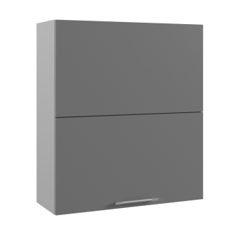 Ройс ПГПМ 800 Шкаф верхний Blum Aventos HF (Графит софт/корпус Серый) в Кожурле - kozhurla.mebel54.com | фото