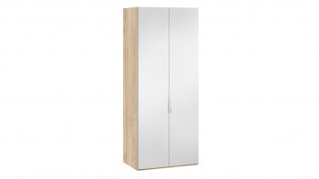 Шкаф для одежды с 2 зеркальными дверями «Эмбер» Яблоня Беллуно в Кожурле - kozhurla.mebel54.com | фото