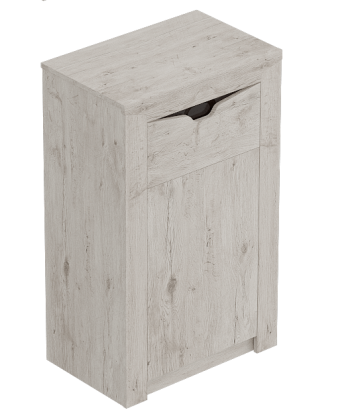 Тумба с дверцей и ящиком Соренто Дуб бонифаций/Кофе структурный матовый в Кожурле - kozhurla.mebel54.com | фото